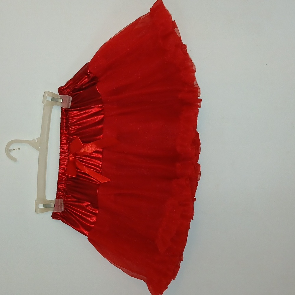 Red Frilly Tutu One Size Color Red